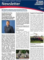 RAF Shawbury’s first six monthly Helicopter Liaison Group Newsletter